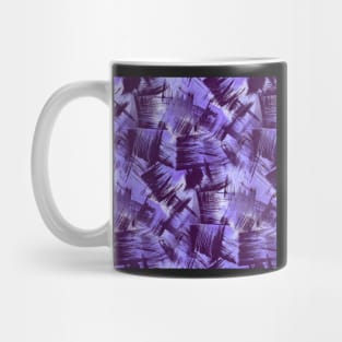 Purple Paint Strokes Mug